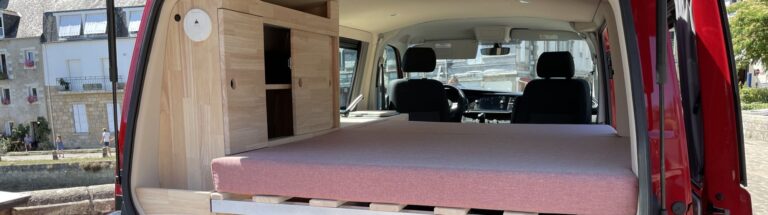 Van inspiration California : le Transporter en bois massif de monsieur B.